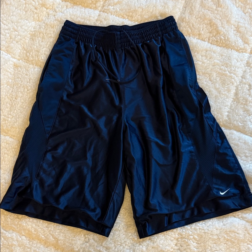 Nike Men's Navy Blue Athletic Shorts